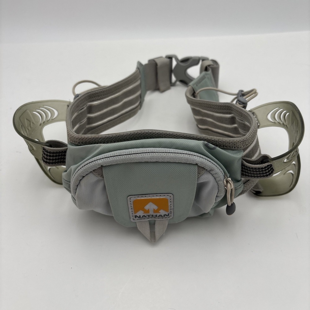 Nathan Running Hydration Waist Fanny Pack 4 Bottle Holders‎ Adjustable Belt Only